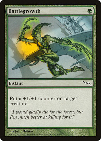 Battlegrowth [Mirrodin] | Exor Games Truro