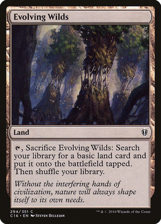 Evolving Wilds [Commander 2016] | Exor Games Truro