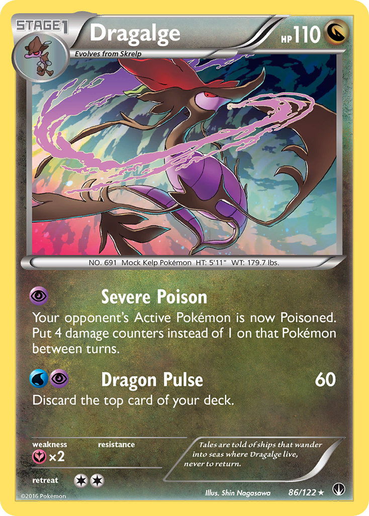 Dragalge (86/122) [XY: BREAKpoint] | Exor Games Truro