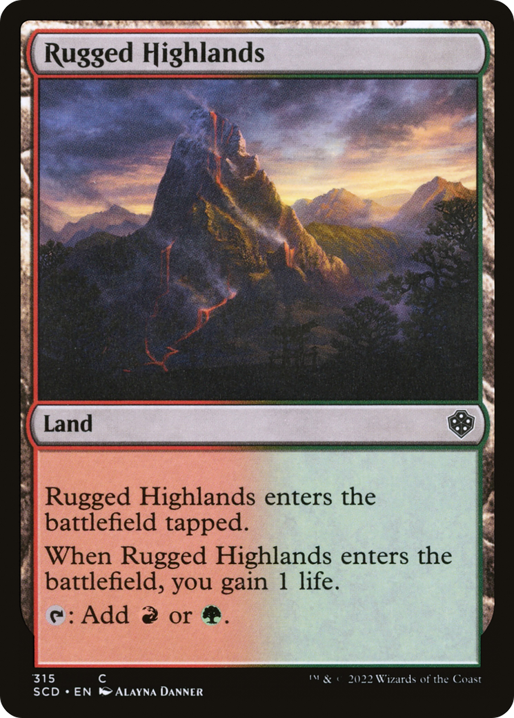 Rugged Highlands [Starter Commander Decks] | Exor Games Truro