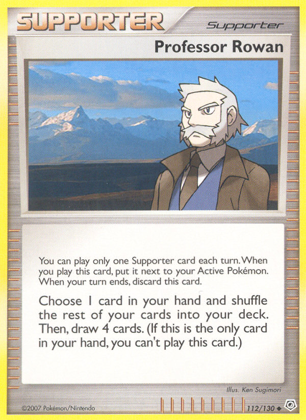Professor Rowan (112/130) [Diamond & Pearl: Base Set] | Exor Games Truro