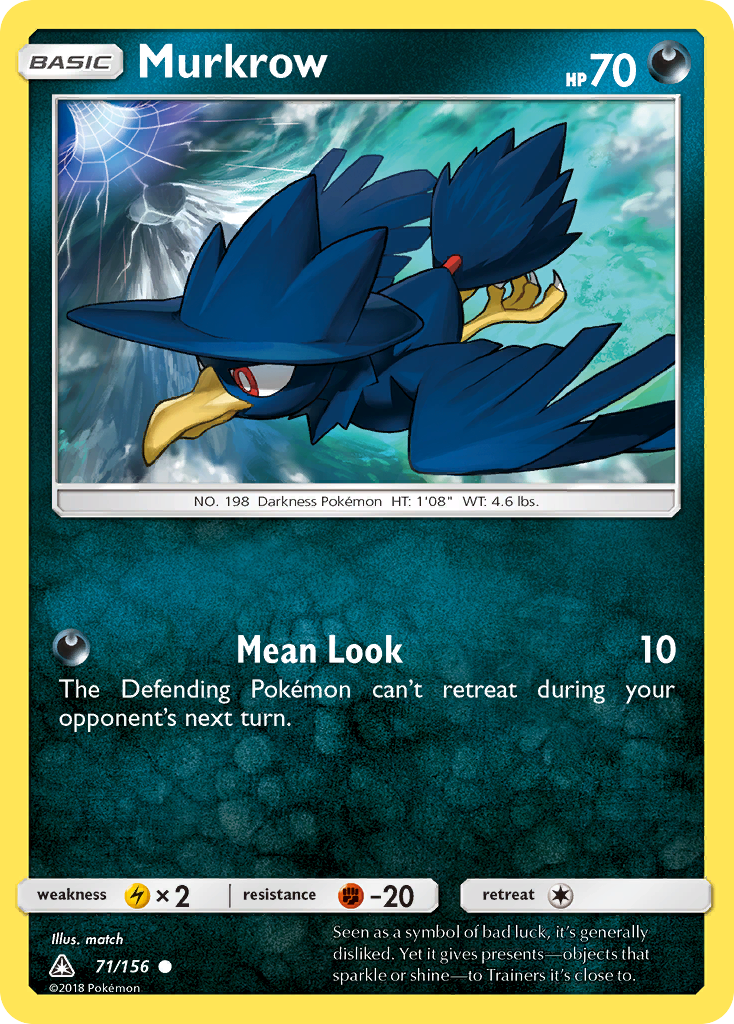 Murkrow (71/156) [Sun & Moon: Ultra Prism] | Exor Games Truro