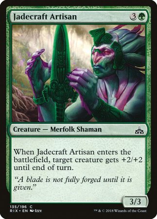 Jadecraft Artisan [Rivals of Ixalan] | Exor Games Truro