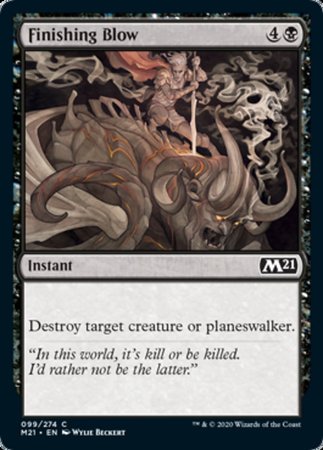 Finishing Blow [Core Set 2021] | Exor Games Truro