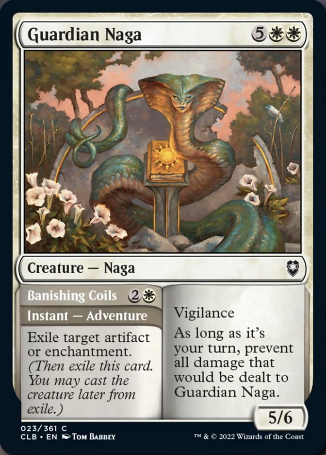 Guardian Naga // Banishing Coils [Commander Legends: Battle for Baldur's Gate] | Exor Games Truro