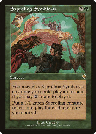 Saproling Symbiosis [Invasion] | Exor Games Truro