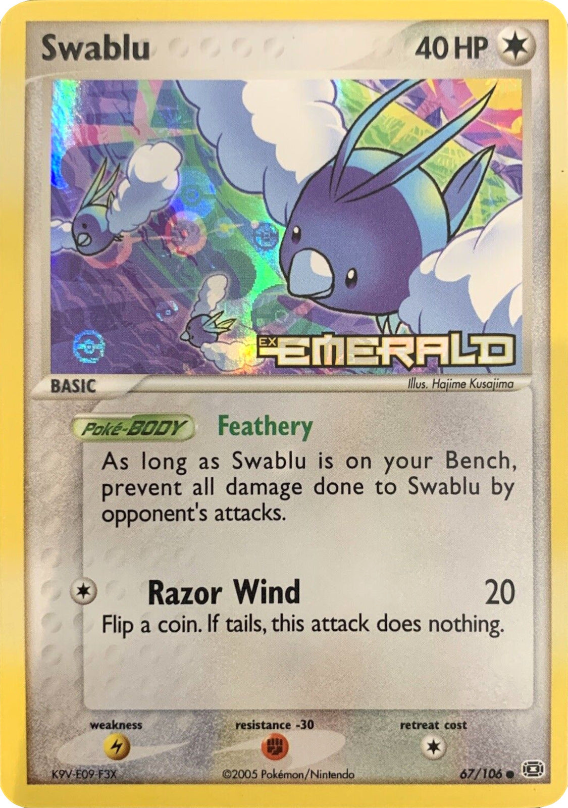 Swablu (67/106) (Stamped) [EX: Emerald] | Exor Games Truro