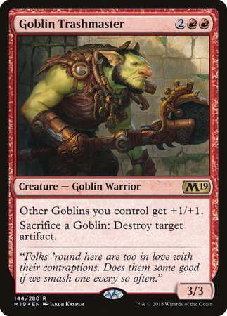 Goblin Trashmaster [Core Set 2019] | Exor Games Truro