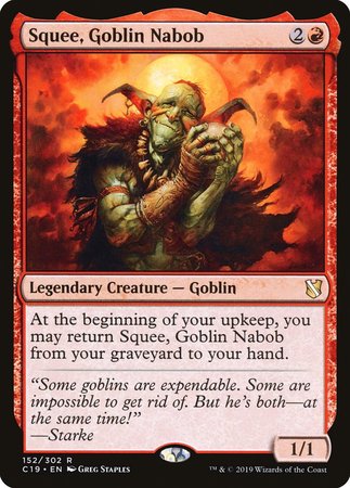 Squee, Goblin Nabob [Commander 2019] | Exor Games Truro