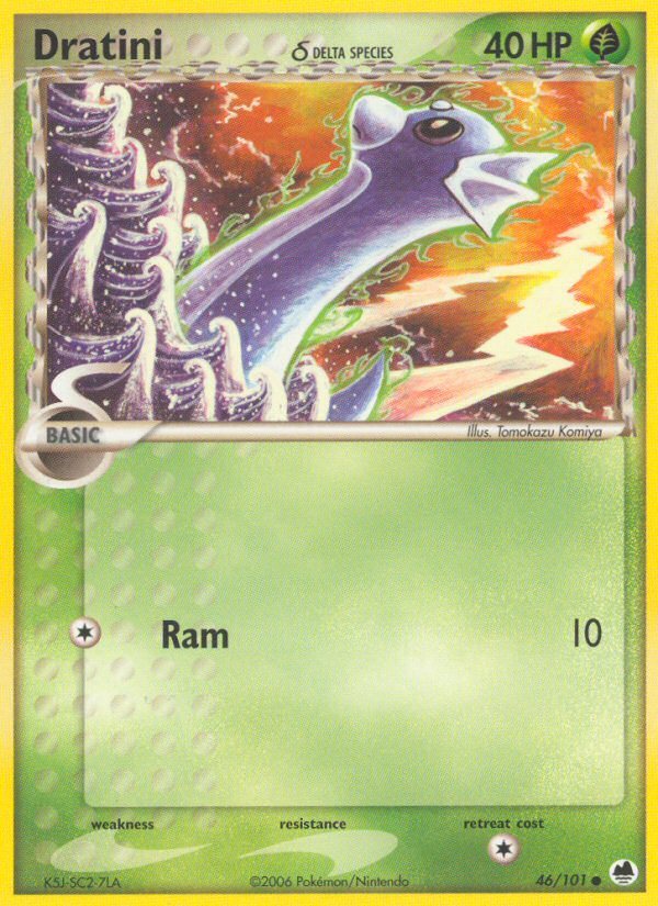 Dratini (46/101) (Delta Species) [EX: Dragon Frontiers] | Exor Games Truro