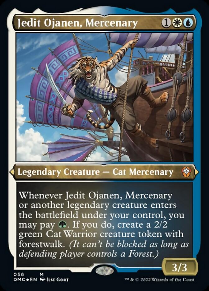 Jedit Ojanen, Mercenary (Foil Etched) [Dominaria United Commander] | Exor Games Truro