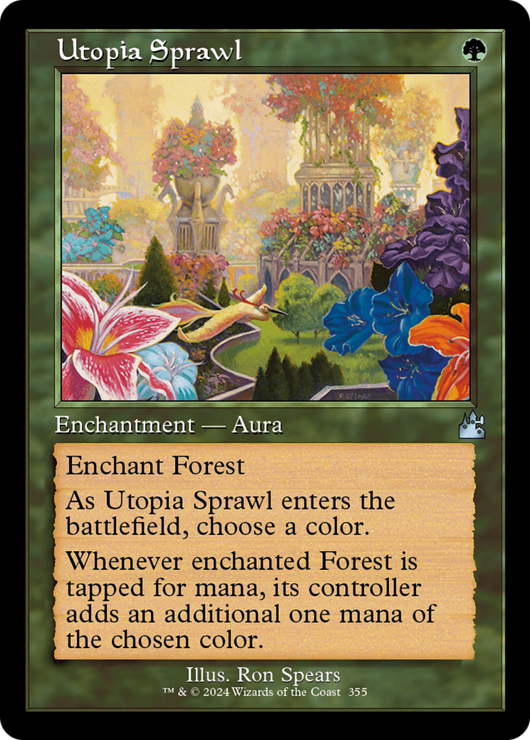 Utopia Sprawl (Retro Frame) [Ravnica Remastered] | Exor Games Truro