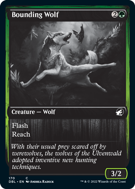 Bounding Wolf [Innistrad: Double Feature] | Exor Games Truro