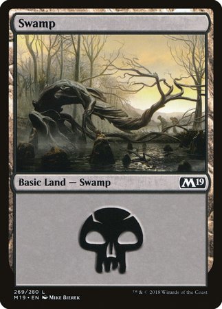 Swamp (269) [Core Set 2019] | Exor Games Truro
