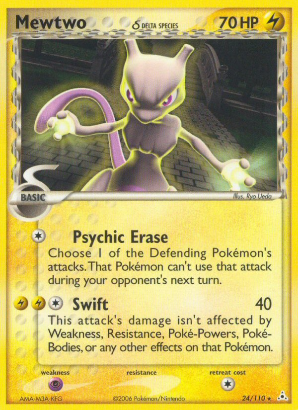 Mewtwo (24/110) (Delta Species) [EX: Holon Phantoms] | Exor Games Truro