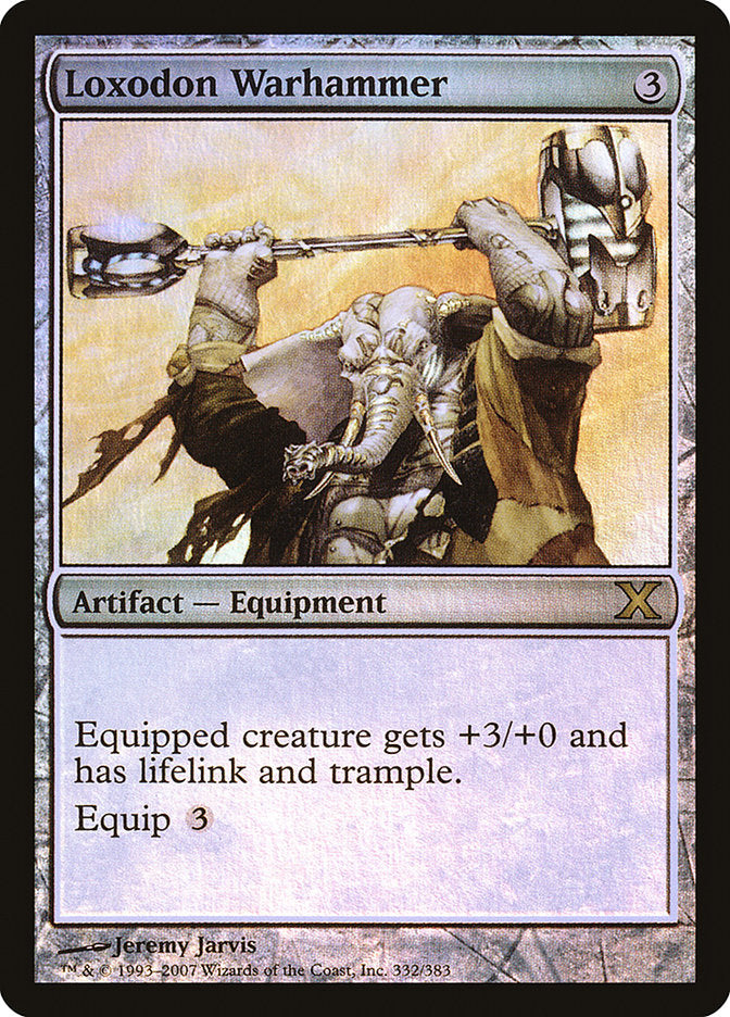 Loxodon Warhammer (Premium Foil) [Tenth Edition] | Exor Games Truro