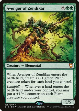 Avenger of Zendikar [Commander 2018] | Exor Games Truro