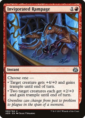 Invigorated Rampage [Aether Revolt] | Exor Games Truro