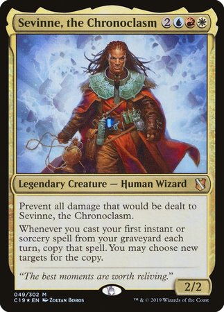 Sevinne, the Chronoclasm [Commander 2019] | Exor Games Truro