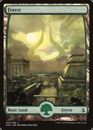 Forest (254) - Full Art [Amonkhet] | Exor Games Truro