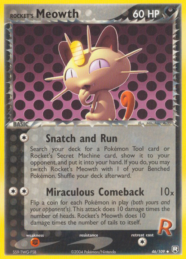 Rocket's Meowth (46/109) [EX: Team Rocket Returns] | Exor Games Truro