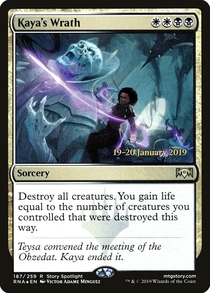 Kaya's Wrath [Ravnica Allegiance Prerelease Promos] | Exor Games Truro