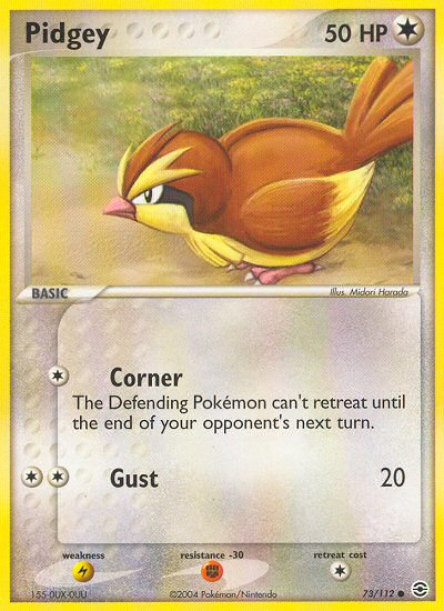 Pidgey (73/112) [EX: FireRed & LeafGreen] | Exor Games Truro