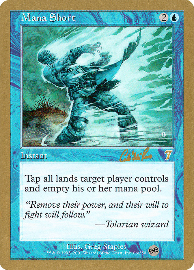 Mana Short (Carlos Romao) (SB) [World Championship Decks 2002] | Exor Games Truro