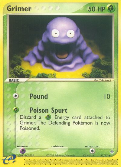 Grimer (57/97) [EX: Dragon] | Exor Games Truro