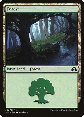 Forest (296) [Shadows over Innistrad] | Exor Games Truro