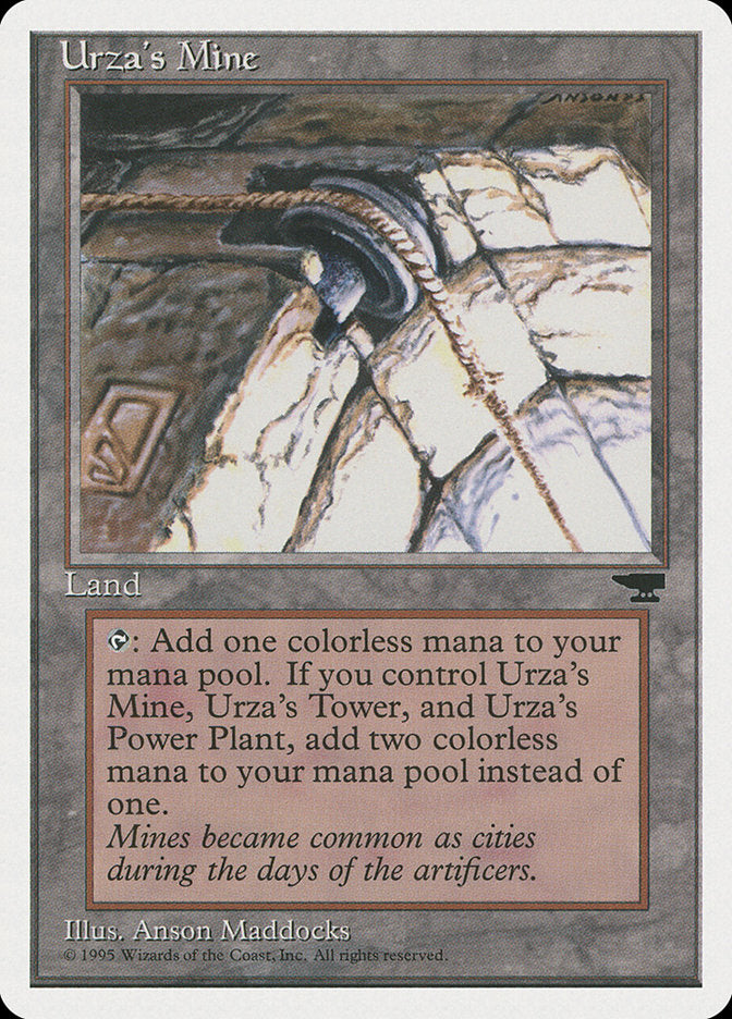 Urza's Mine (Pulley Embedded in Stone) [Chronicles] | Exor Games Truro