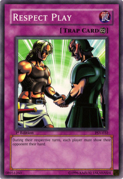 Respect Play [PSV-032] Common | Exor Games Truro