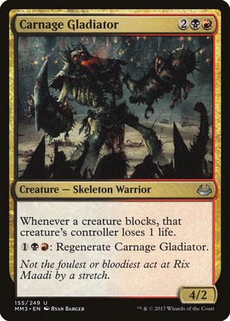 Carnage Gladiator [Modern Masters 2017] | Exor Games Truro