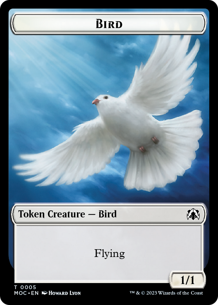 Bird // Kobolds of Kher Keep Double-Sided Token [March of the Machine Commander Tokens] | Exor Games Truro