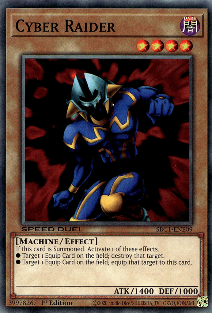 Cyber Raider [SBC1-ENE09] Common | Exor Games Truro
