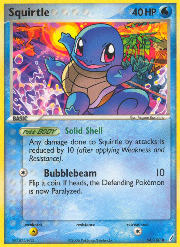 Squirtle (64/100) [EX: Crystal Guardians] | Exor Games Truro