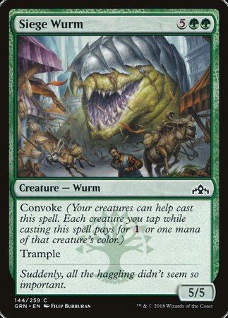 Siege Wurm [Guilds of Ravnica] | Exor Games Truro