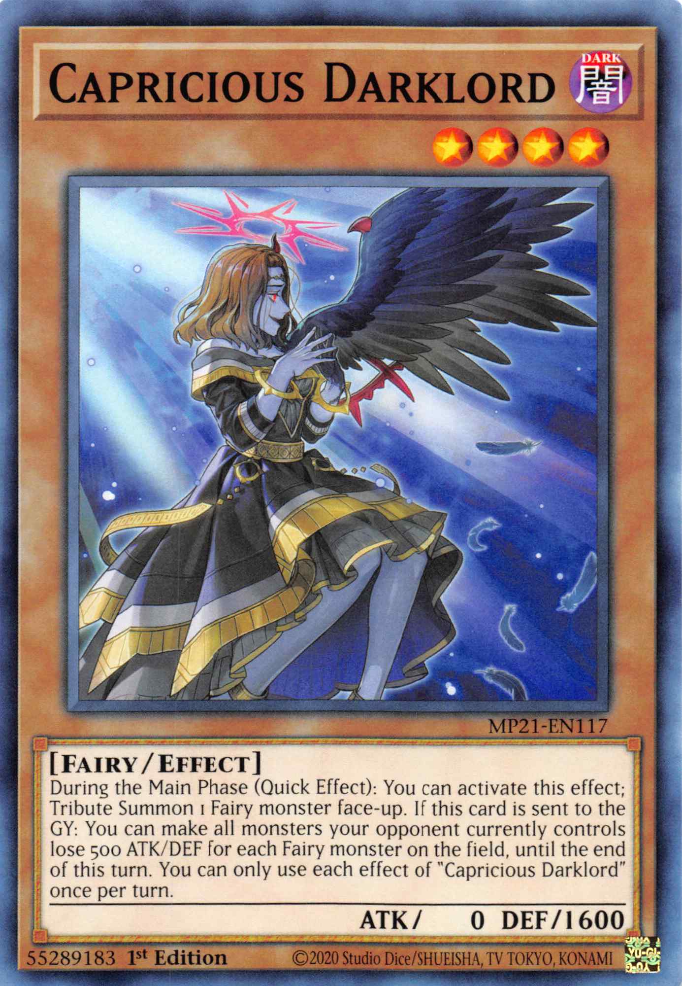 Capricious Darklord [MP21-EN117] Common | Exor Games Truro