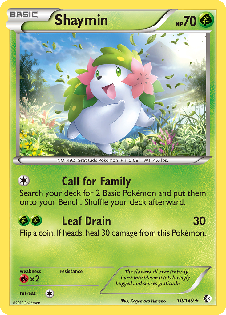 Shaymin (10/149) [Black & White: Boundaries Crossed] | Exor Games Truro