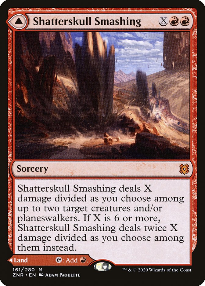 Shatterskull Smashing // Shatterskull, the Hammer Pass [Zendikar Rising] | Exor Games Truro