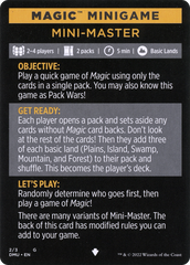 Mini-Master (Magic Minigame) [Commander Legends: Battle for Baldur's Gate Minigame] | Exor Games Truro