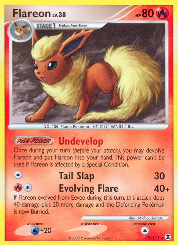Flareon (19/111) [Platinum: Rising Rivals] | Exor Games Truro