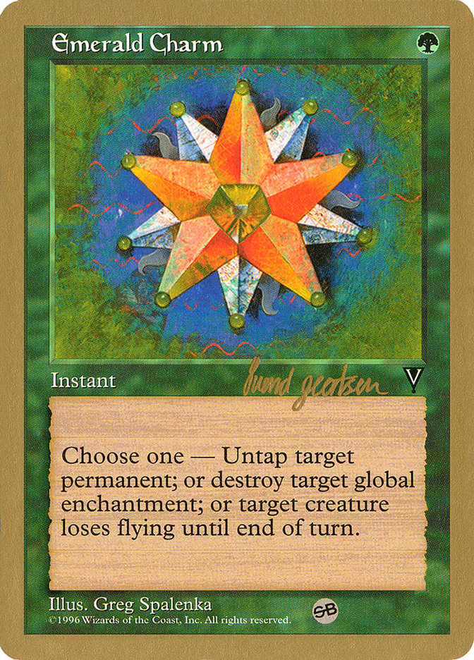 Emerald Charm (Svend Geertsen) (SB) [World Championship Decks 1997] | Exor Games Truro