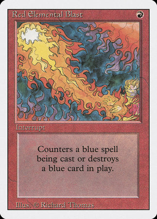 Red Elemental Blast [Revised Edition] | Exor Games Truro