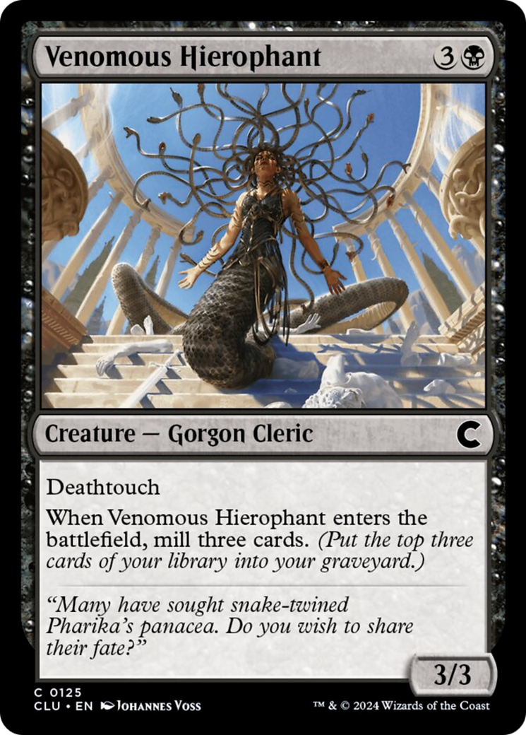 Venomous Hierophant [Ravnica: Clue Edition] | Exor Games Truro