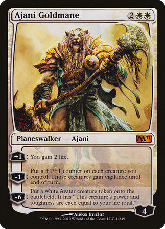 Ajani Goldmane [Magic 2011] | Exor Games Truro