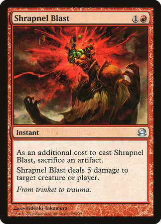 Shrapnel Blast [Modern Masters] | Exor Games Truro
