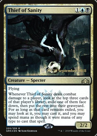 Thief of Sanity [Guilds of Ravnica Promos] | Exor Games Truro