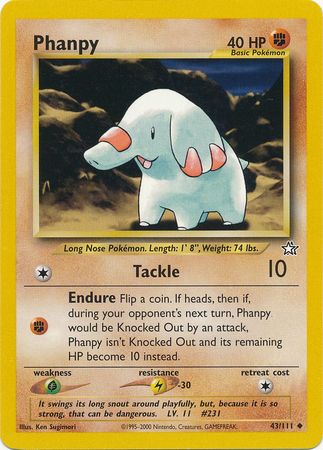 Phanpy (43/111) [Neo Genesis Unlimited] | Exor Games Truro