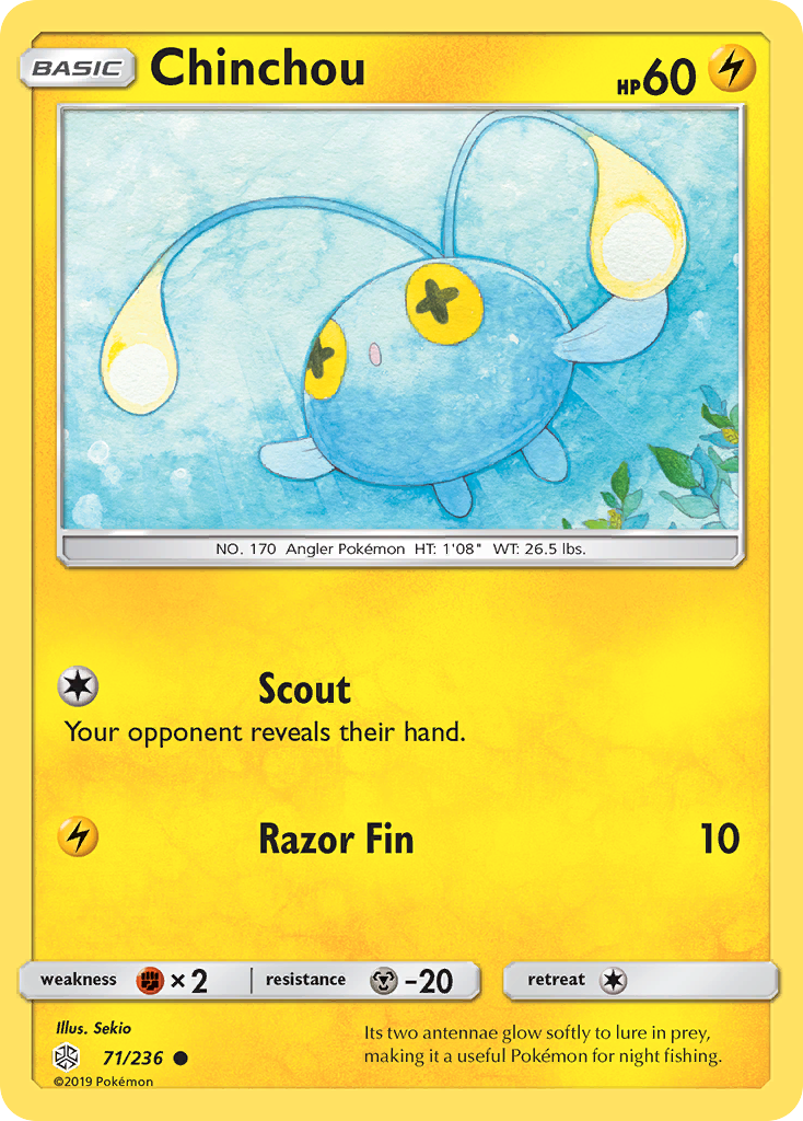 Chinchou (71/236) [Sun & Moon: Cosmic Eclipse] | Exor Games Truro